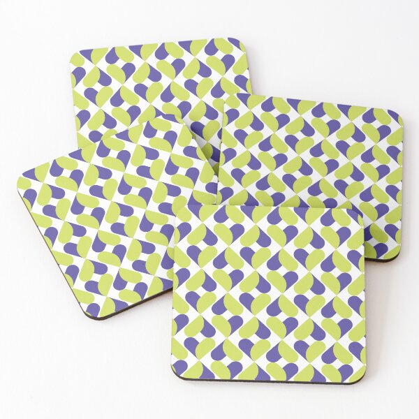 Item preview, XO Hearts: Green/Purp designed and sold by Motel Sunset.