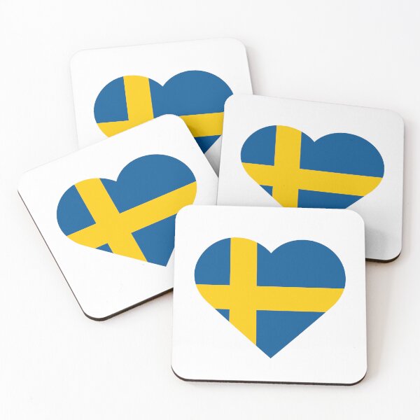 Item preview, Sweden Flag Heart  designed and sold by Justagirl444.
