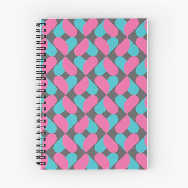 Item preview, XO Hearts: Pink/Turq designed and sold by Motel Sunset.