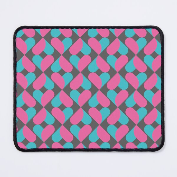 Item preview, XO Hearts: Pink/Turq designed and sold by Motel Sunset.
