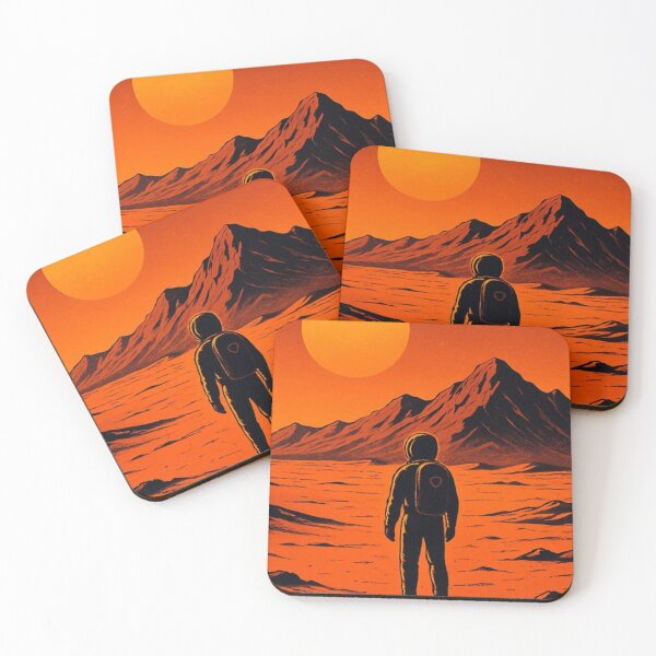 Item preview, Lost Explorer — Cosmic Desert Adventure Illustration designed and sold by NomadUSArt.