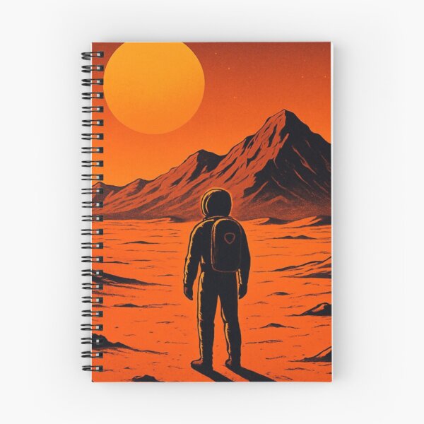Item preview, Lost Explorer — Cosmic Desert Adventure Illustration designed and sold by NomadUSArt.