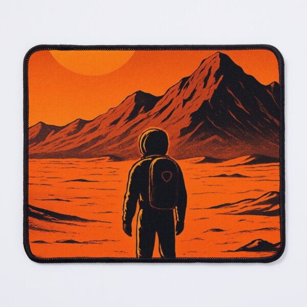 Item preview, Lost Explorer — Cosmic Desert Adventure Illustration designed and sold by NomadUSArt.