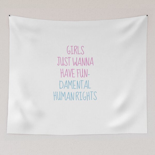 Item preview, Feminism - Girls just wanna have fundamental rights (coloured) designed and sold by m00nlightmel.