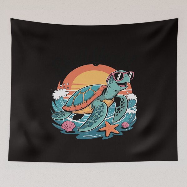 Item preview, Shell Yeah Cute Turtle Ocean Beach Pun Summer designed and sold by cherylbartlett.
