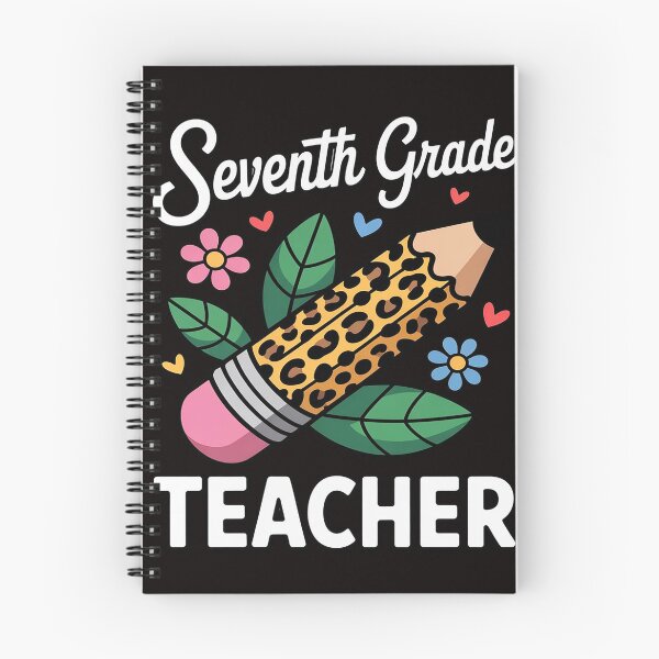 Item preview, Seventh Grade Leopard Pencil 1st First Day Of School Teacher designed and sold by cherylbartlett.