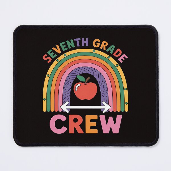 Item preview, Seventh Grade Crew Rainbow Love Back To School Pencil designed and sold by cherylbartlett.