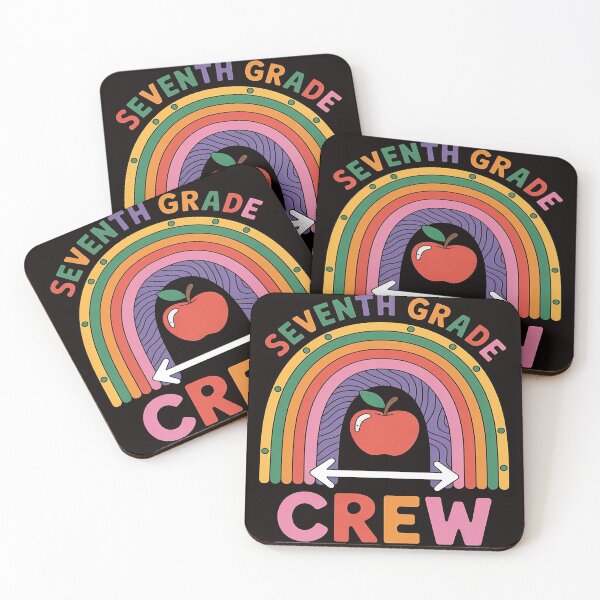 Item preview, Seventh Grade Crew Rainbow Love Back To School Pencil designed and sold by cherylbartlett.