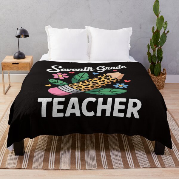 Item preview, Seventh Grade Leopard Pencil 1st First Day Of School Teacher designed and sold by cherylbartlett.