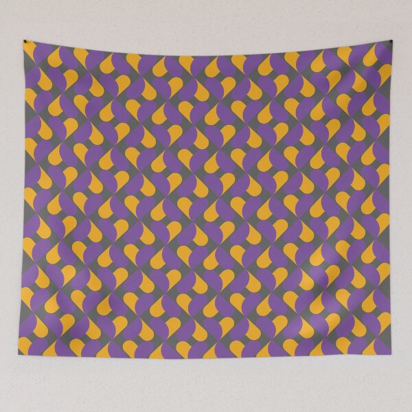 Item preview, XO Hearts: Purp/Yellow designed and sold by Motel Sunset.