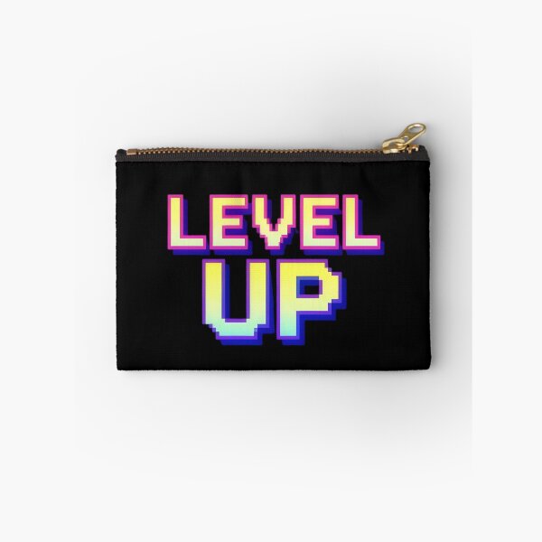 Item preview, LEVEL UP – Retro 8-Bit Pixel Text Illustration designed and sold by GraphGUY.