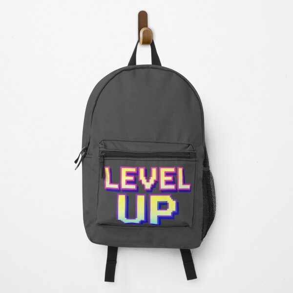 Item preview, LEVEL UP – Retro 8-Bit Pixel Text Illustration designed and sold by GraphGUY.