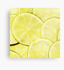 US Navy military federal lord texture look lemon slices yellow Metal Print