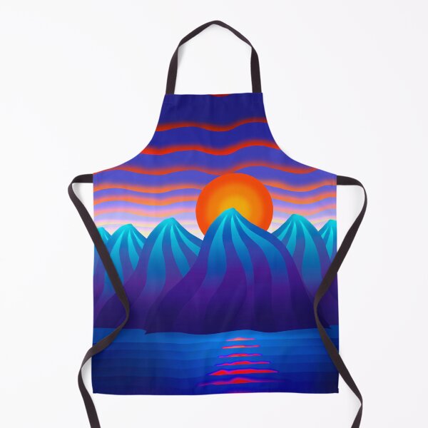 Item preview, Mountain Sunset - Striking Colourful Abstract designed and sold by Lycanth.