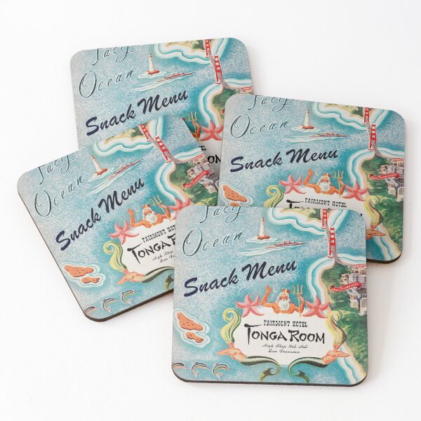 Item preview, Vintage Tonga Room Menu 1950s designed and sold by PIXEL POP DESIGNS - Beyond the Norm!.