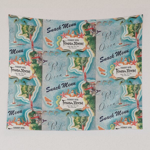 Item preview, Vintage Tonga Room Menu 1950s designed and sold by PIXEL POP DESIGNS - Beyond the Norm!.