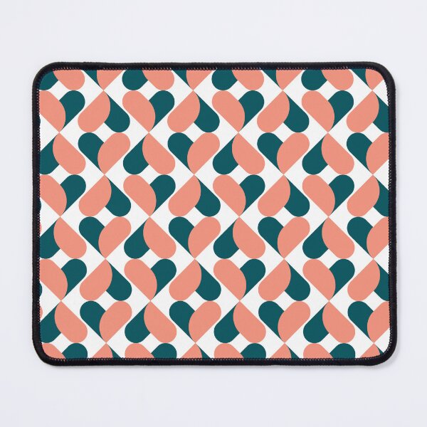 Item preview, XO Hearts: Salmon/Mint designed and sold by Motel Sunset.
