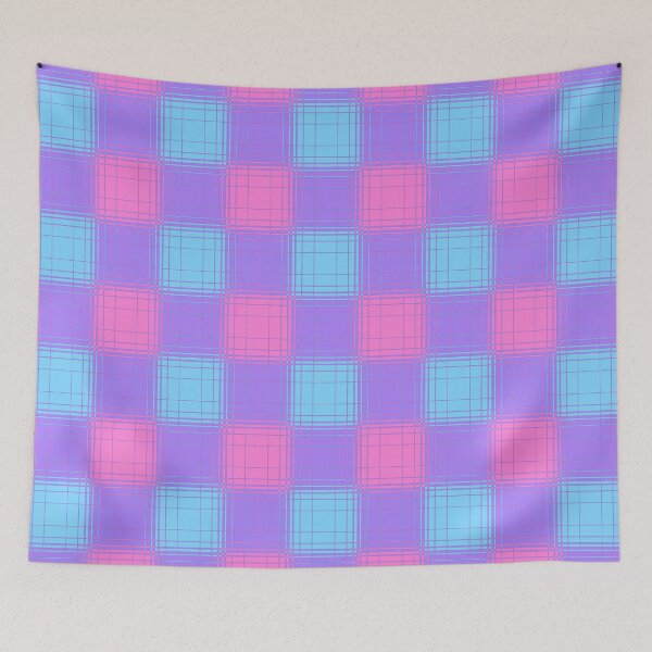 Item preview, Overlapping Plaid: Boy, Girl, and In Between designed and sold by SarahJosArt.