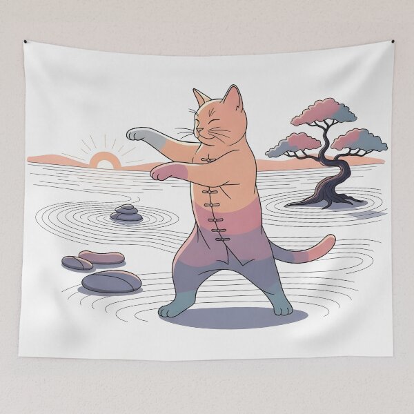 Item preview, tai chi cat designed and sold by Uglyandcute.