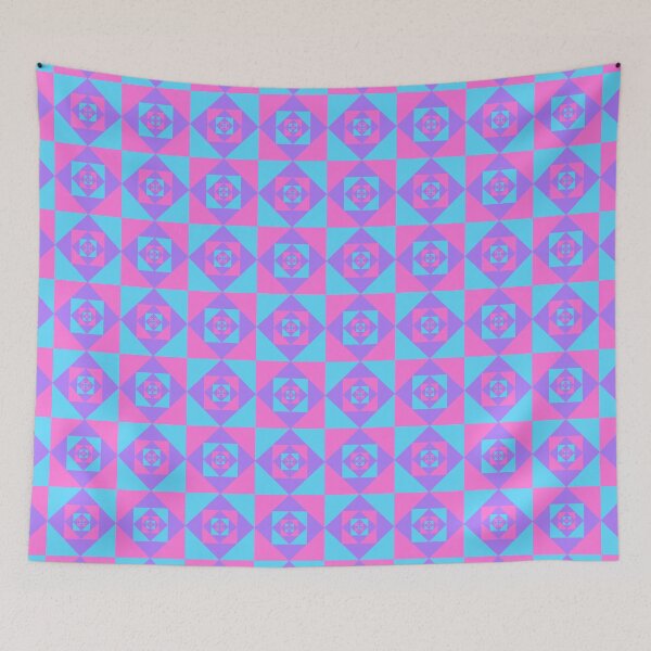 Item preview, Geometric Quilt: Boy, Girl, and In Between  designed and sold by SarahJosArt.