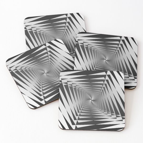 Item preview, Twisting Geometric Abstraction in Greyscale designed and sold by DDJust4U.