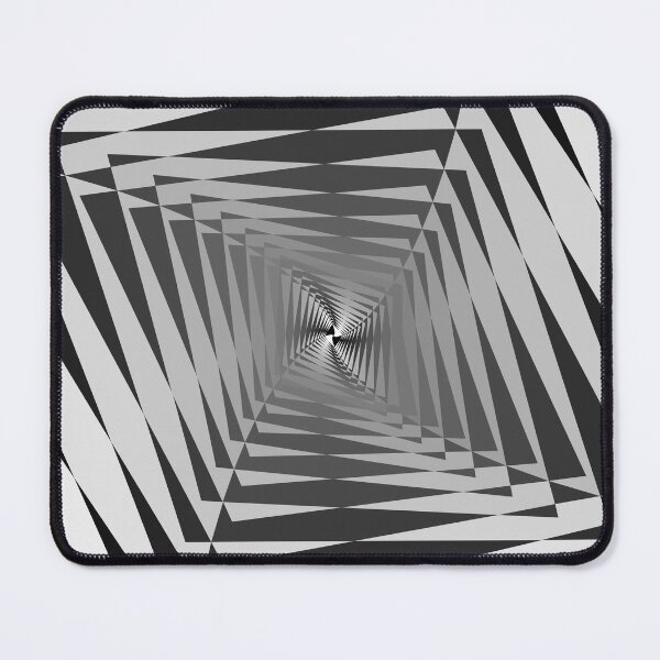 Item preview, Twisting Geometric Abstraction in Greyscale designed and sold by DDJust4U.