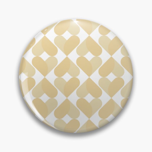 Item preview, XO Hearts: Shady Cream designed and sold by Motel Sunset.