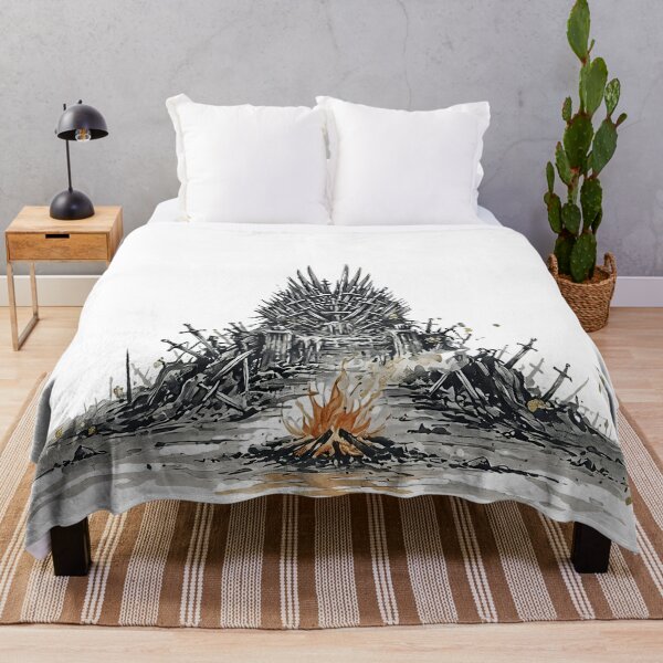 Item preview, Ashen Throne: Dark Souls Inspired Watercolor Fantasy Artwork designed and sold by OutterFit.