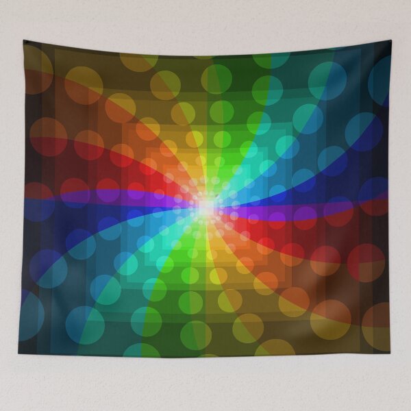 Item preview, Infinite Path, Geometric Abstraction, Colorful, Op Art, Abstract Art designed and sold by DDJust4U.