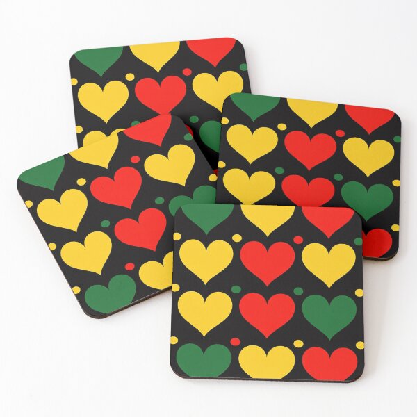 Item preview, Heart Pattern Juneteenth Black History African American Flag designed and sold by jewellmeyers.