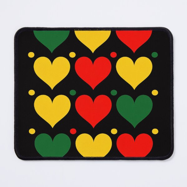 Item preview, Heart Pattern Juneteenth Black History African American Flag designed and sold by jewellmeyers.