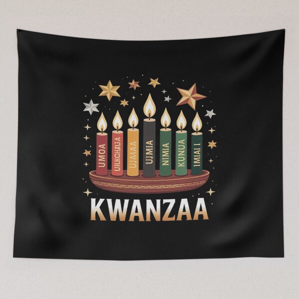 Item preview, Happy Kwanzaa Seven Principles of Kwanzaa Men Women Kids designed and sold by joedavila.