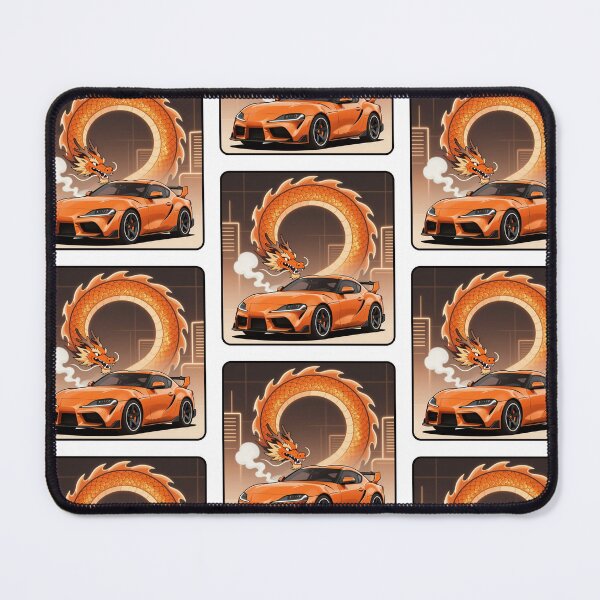 Item preview, Orange High Performance JDM Sports Car Dragon designed and sold by enginecoldstarts.