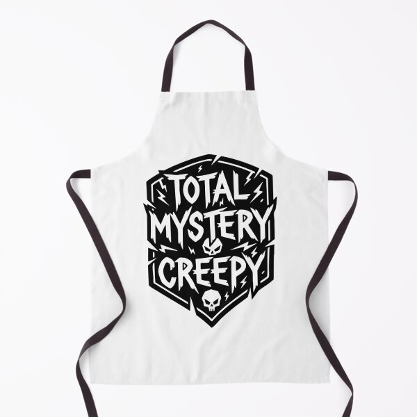 Item preview, Total Mystery Creepy – Dark Horror Typography Black & White Design designed and sold by Timegraf.