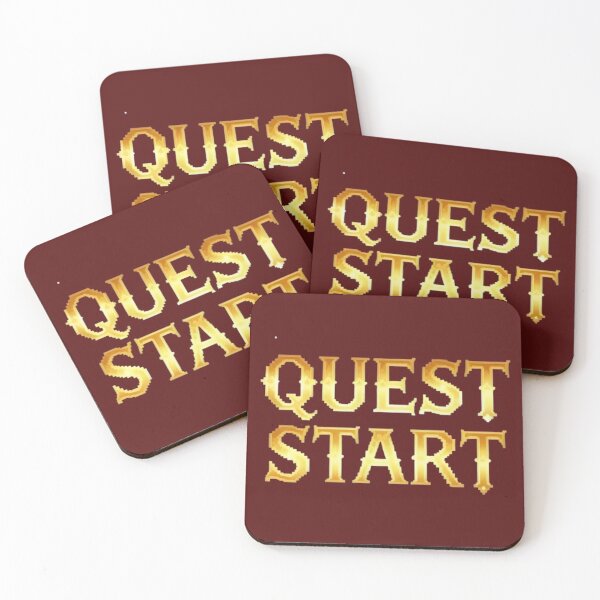 Item preview, QUEST START – Pixel Art RPG Text Illustration designed and sold by GraphGUY.