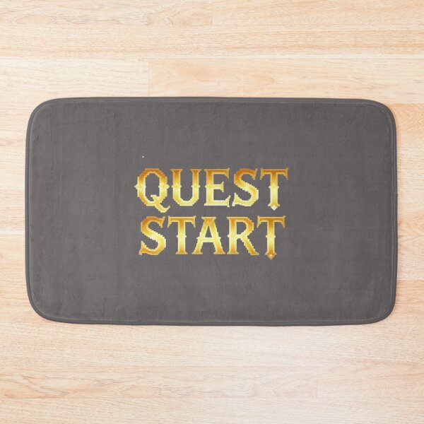 Item preview, QUEST START – Pixel Art RPG Text Illustration designed and sold by GraphGUY.