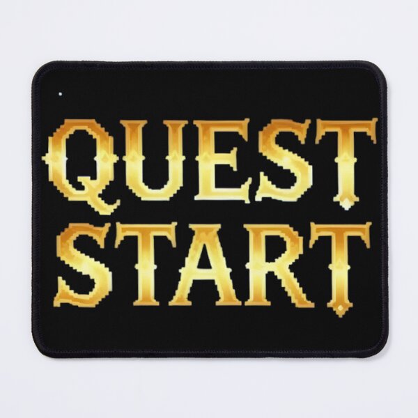 Item preview, QUEST START – Pixel Art RPG Text Illustration designed and sold by GraphGUY.