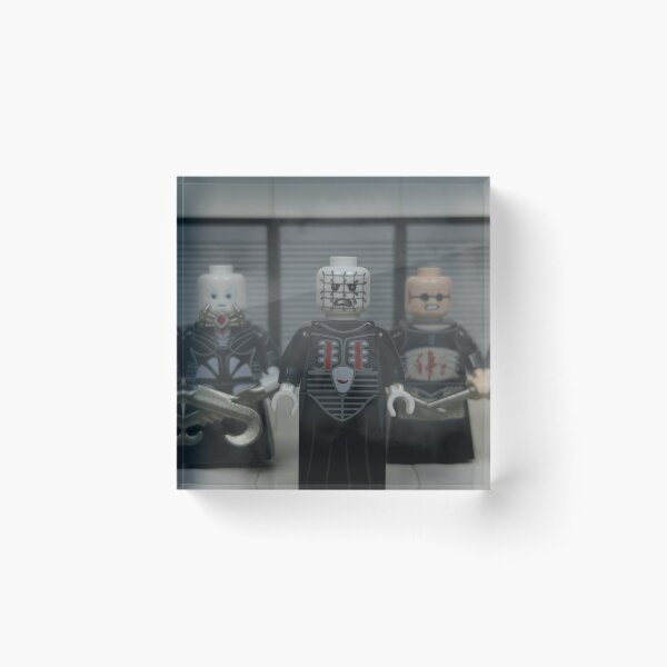 Item preview, LEGO Hellraiser, cenobites designed and sold by legohorrorvideos.