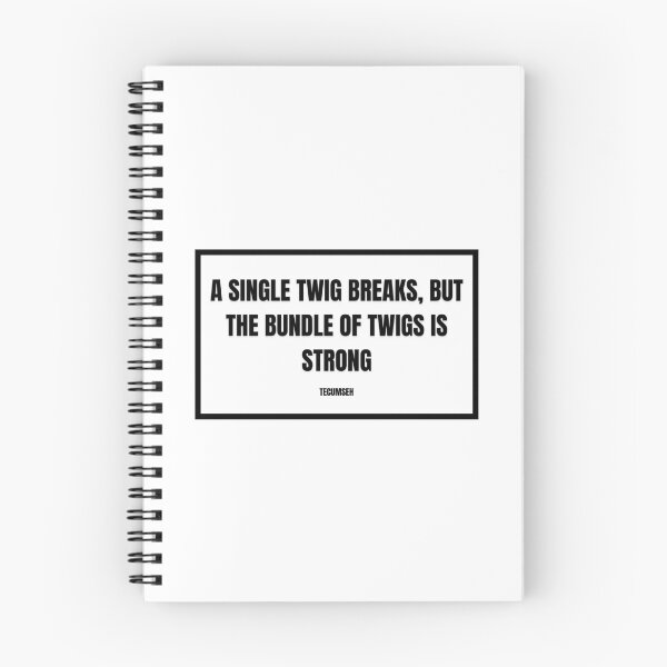 Item preview, A single twig breaks, but the bundle of twigs is strong designed and sold by quotationstation.