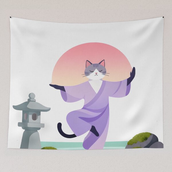 Item preview, tai chi cat designed and sold by Uglyandcute.
