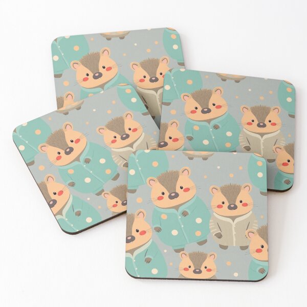 Item preview, Cute Hedgehog Pattern designed and sold by pUNKnown.