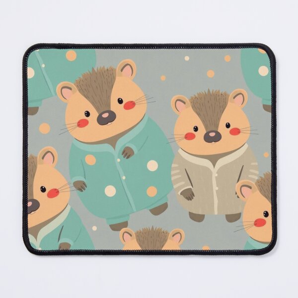 Item preview, Cute Hedgehog Pattern designed and sold by pUNKnown.