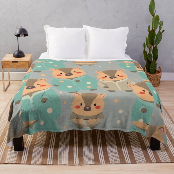 Item preview, Cute Hedgehog Pattern designed and sold by pUNKnown.