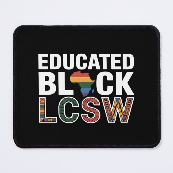 Item preview, Educated Black LCSW Melanin Licensed Clinical Social Worker designed and sold by joedavila.