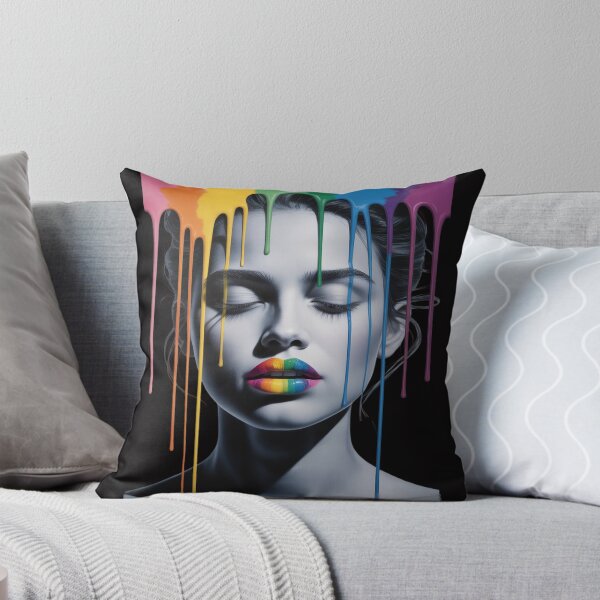 Item preview, African Women Afro Color Painted Face Juneteenth Dripping designed and sold by jewellmeyers.