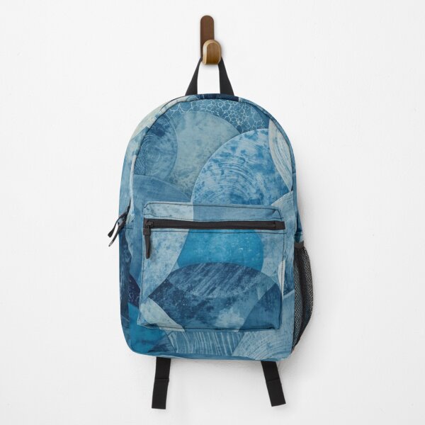 Artikelvorschau, Blaue Kreise mit abstrakt Muster, runde Formen in jeansblau entworfen und verkauft von angel-cat-22.