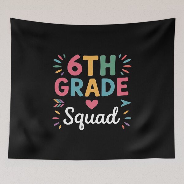 Item preview, 6th Grade Squad Fifth Teacher Student Team Back to School designed and sold by KristieRamsey.