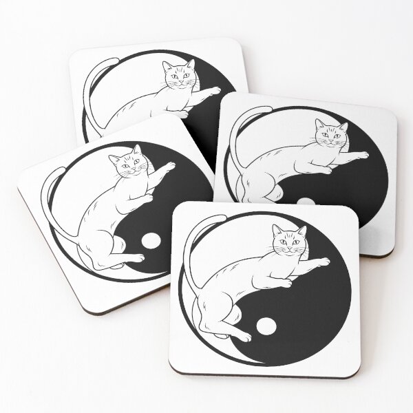 Item preview, tai chi cat Yin–Yang Tai Chi cat concept designed and sold by Uglyandcute.