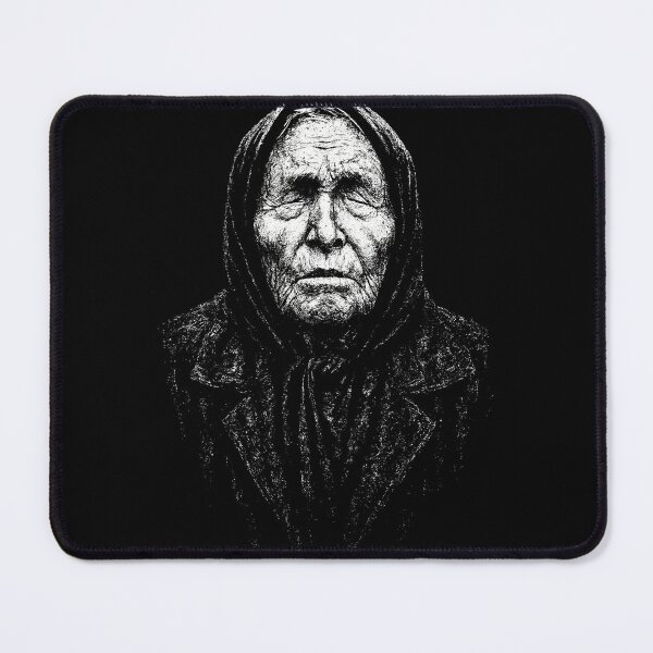 Item preview, Baba Vanga Prophetic Portrait – Mystic Seer Dark Occult Art designed and sold by Mortisigil.