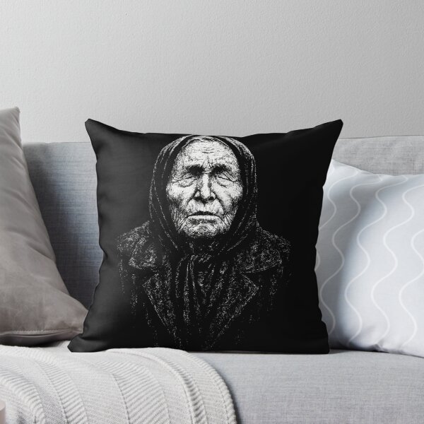 Item preview, Baba Vanga Prophetic Portrait – Mystic Seer Dark Occult Art designed and sold by Mortisigil.